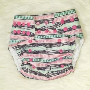 Lotus Bumz Cloth Diaper GEOMETRIC LINES REUSABLE